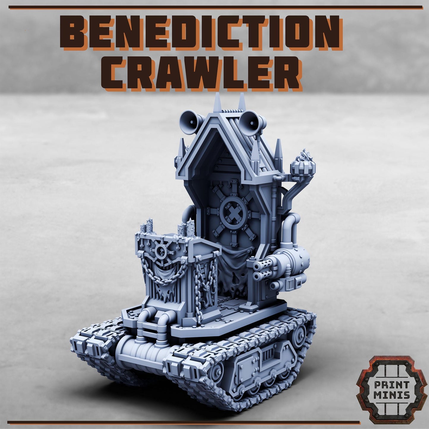 Benediction Crawler - Purifier Gang - Sci-Fi Grimdark City Skirmish Warfare Purifier Mercenaries