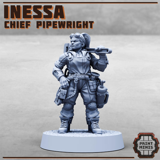 Inessa - Pipewright - Sci-Fi Grimdark Civilians