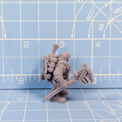 Farbek - Umbral Dwarf Navigator, Hellspire - Sci-Fi Grimdark Sump Pirate