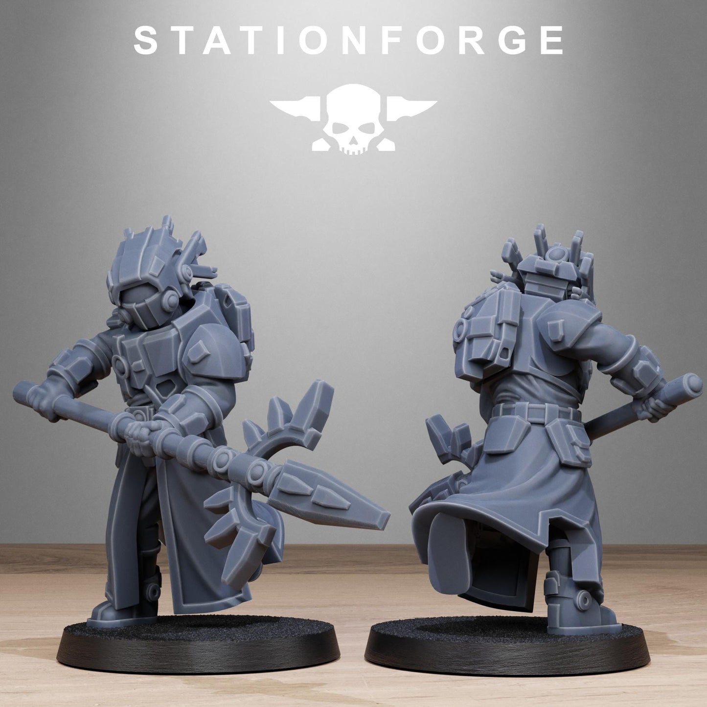 Tarion Priests, Communitarian Alien Infantry, Sci-Fi Wargames Miniatures by STATIONFORGE