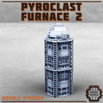 Pyroclast Furnace Expansion - Zone Selvik - Sci-Fi Space Industrial Terrain