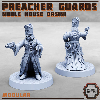 Preacher Guards - Noble House Osini- Sci-Fi Grimdark City Skirmish Warfare Purifier Mercenaries