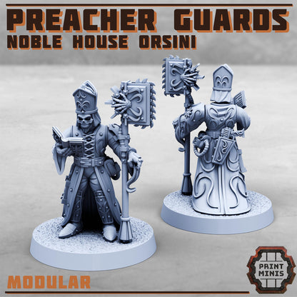 Preacher Guards - Noble House Osini- Sci-Fi Grimdark City Skirmish Warfare Purifier Mercenaries