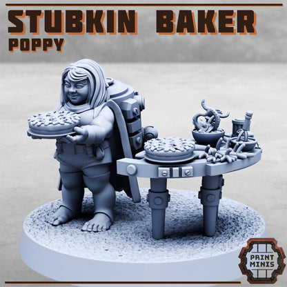 Poppy - Stubkin Baker - Sci-Fi Grimdark Mercenaries