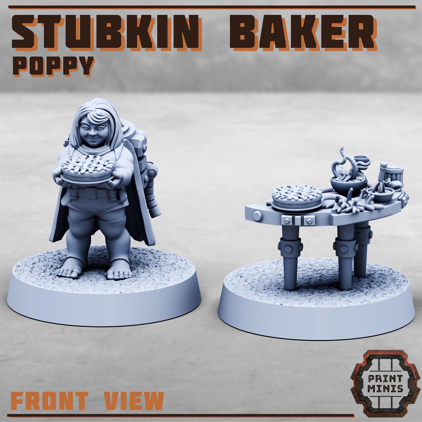 Poppy - Stubkin Baker - Sci-Fi Grimdark Mercenaries