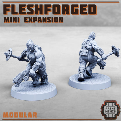 Fleshforged Gang 2 - a Muscular Gang - Sci-Fi Grimdark Mercenaries
