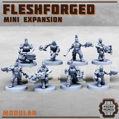 Fleshforged Gang 2 - a Muscular Gang - Sci-Fi Grimdark Mercenaries