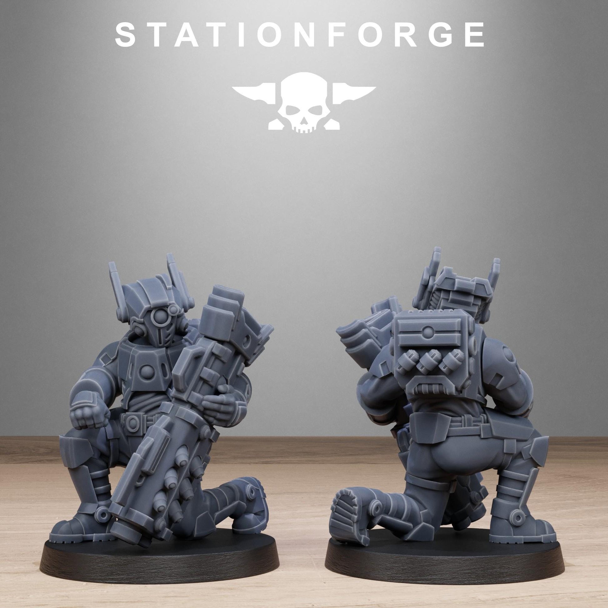 Tarion Heavy Infantry, Communitarian Alien Infantry, Sci-Fi Wargames Miniatures by STATIONFORGE