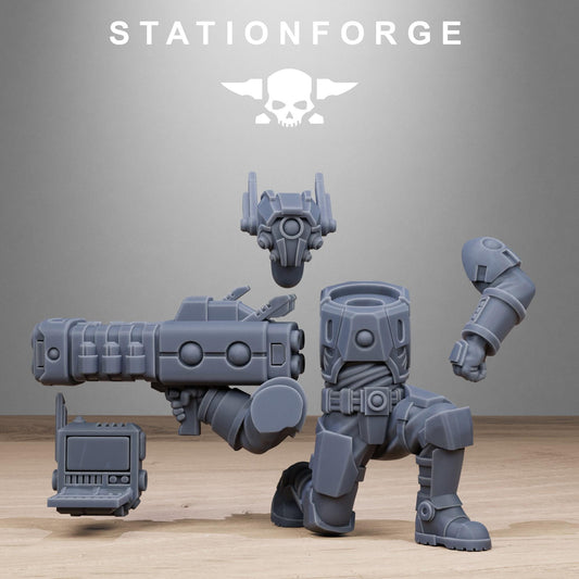 Tarion Heavy Infantry, Communitarian Alien Infantry, Sci-Fi Wargames Miniatures by STATIONFORGE