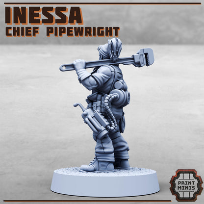 Inessa - Pipewright - Sci-Fi Grimdark Civilians