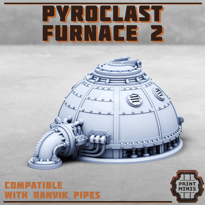 Pyroclast Furnace Expansion - Zone Selvik - Sci-Fi Space Industrial Terrain