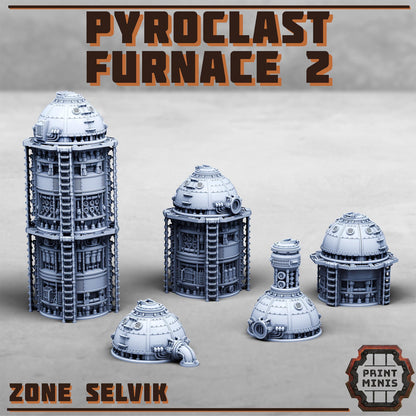 Pyroclast Furnace Expansion - Zone Selvik - Sci-Fi Space Industrial Terrain