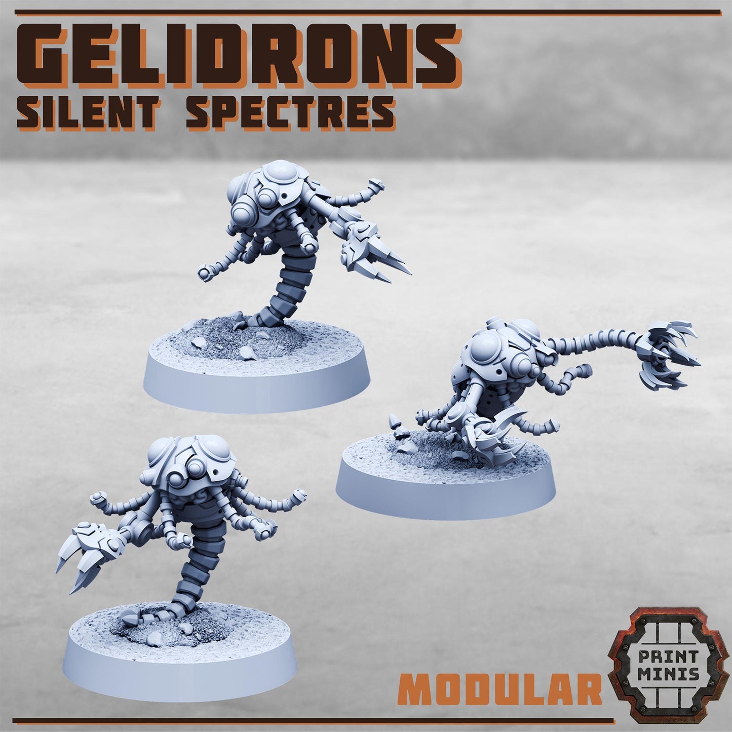 Zoya, Mind-locked Psychic + Gelidron robots, Sci-Fi Space Mercenaries