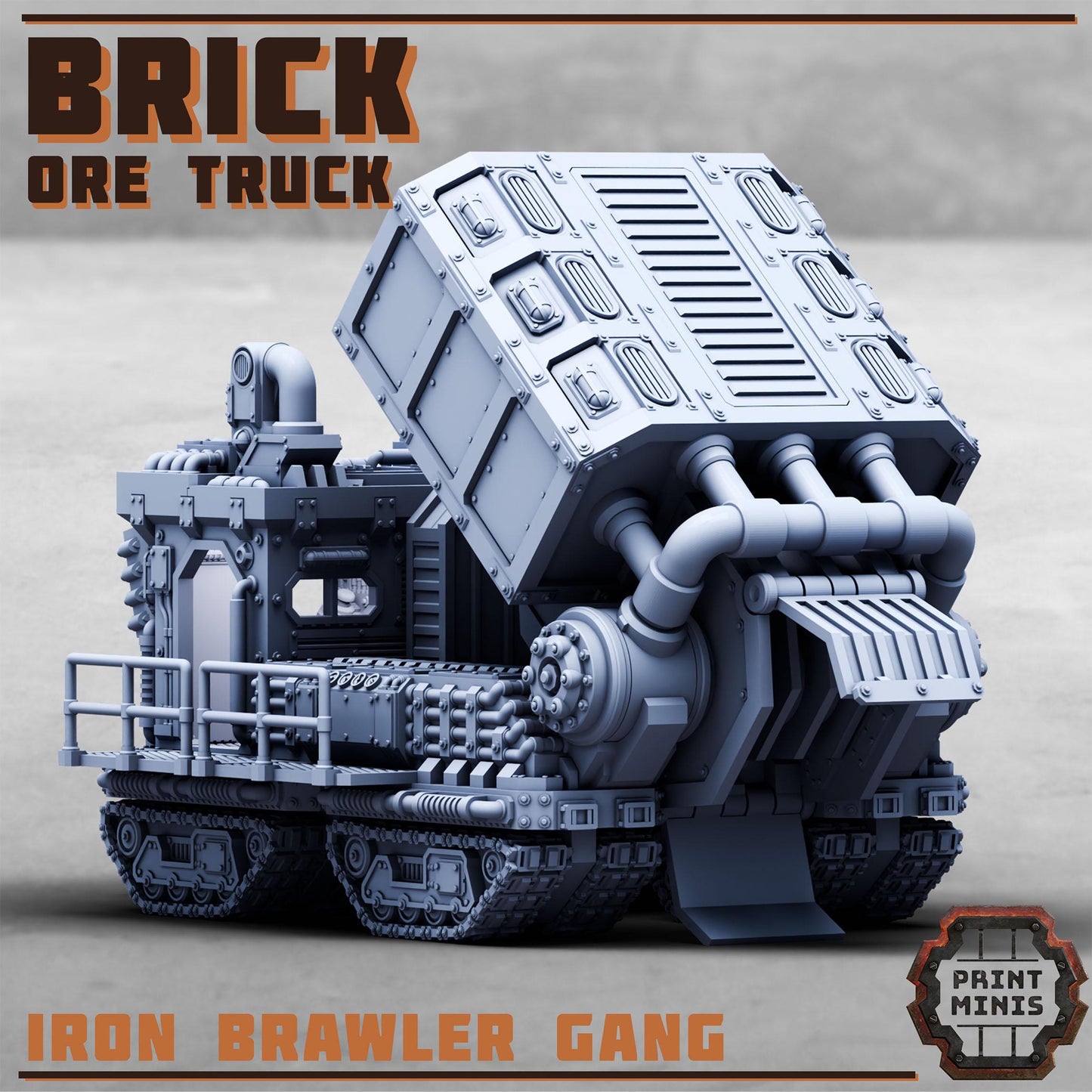 Brick, the Ore Truck - Industrial Vehicle - Sci-Fi Space Industrial Terrain
