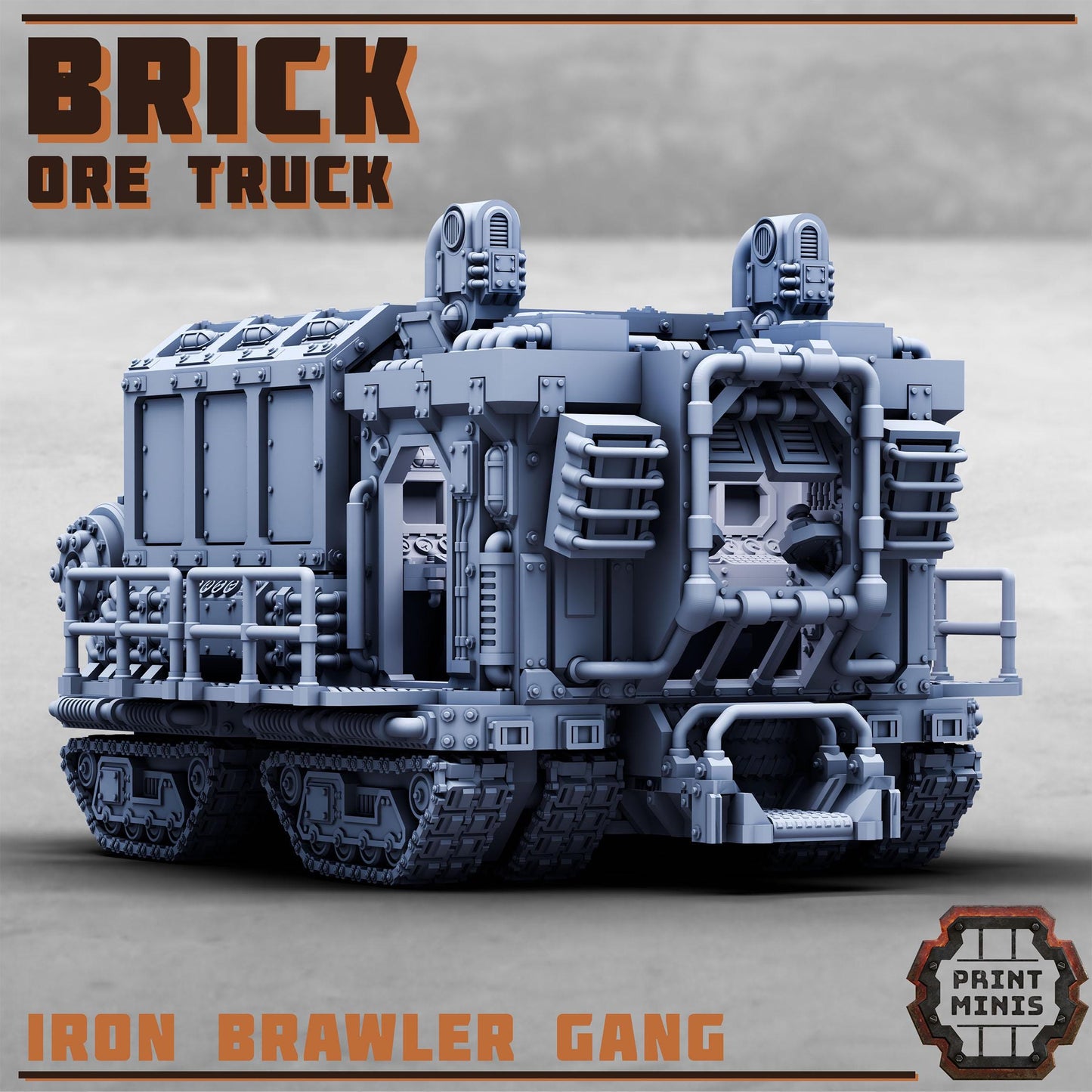 Brick, the Ore Truck - Industrial Vehicle - Sci-Fi Space Industrial Terrain