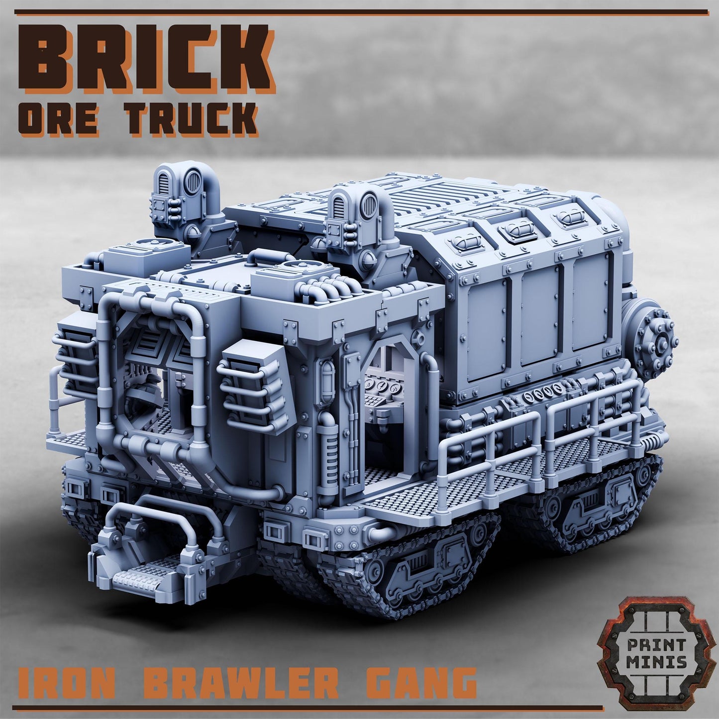 Brick, the Ore Truck - Industrial Vehicle - Sci-Fi Space Industrial Terrain