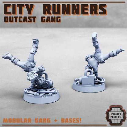 City Runner Gang - Outcast Gangers - Sci-Fi Grimdark Mercenaries