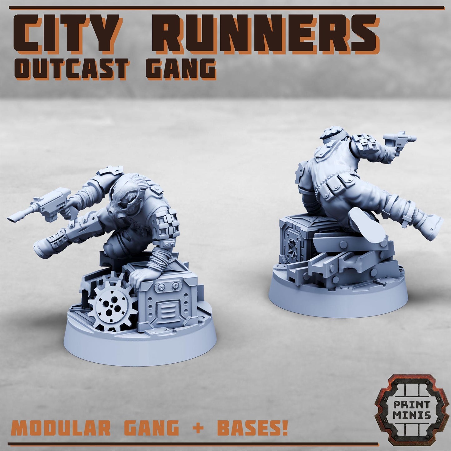 City Runner Gang - Outcast Gangers - Sci-Fi Grimdark Mercenaries