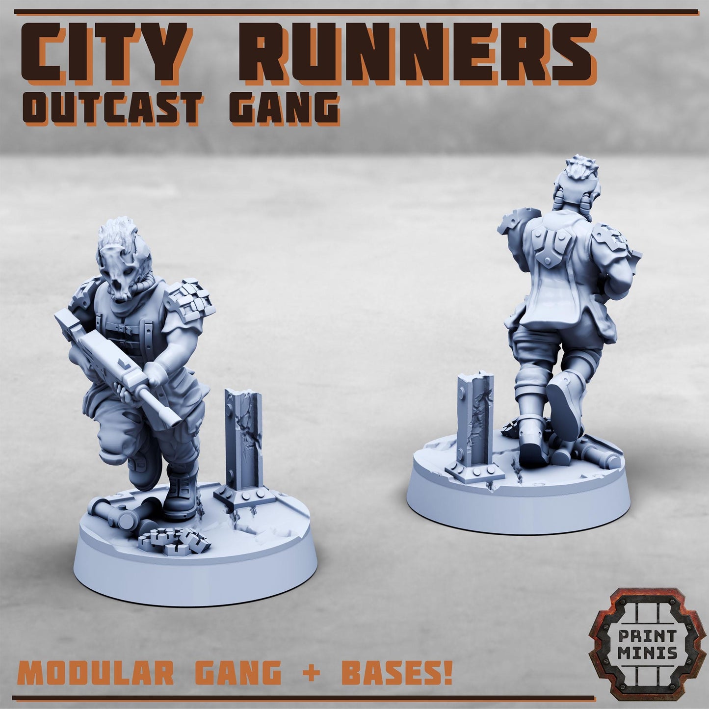 City Runner Gang - Outcast Gangers - Sci-Fi Grimdark Mercenaries