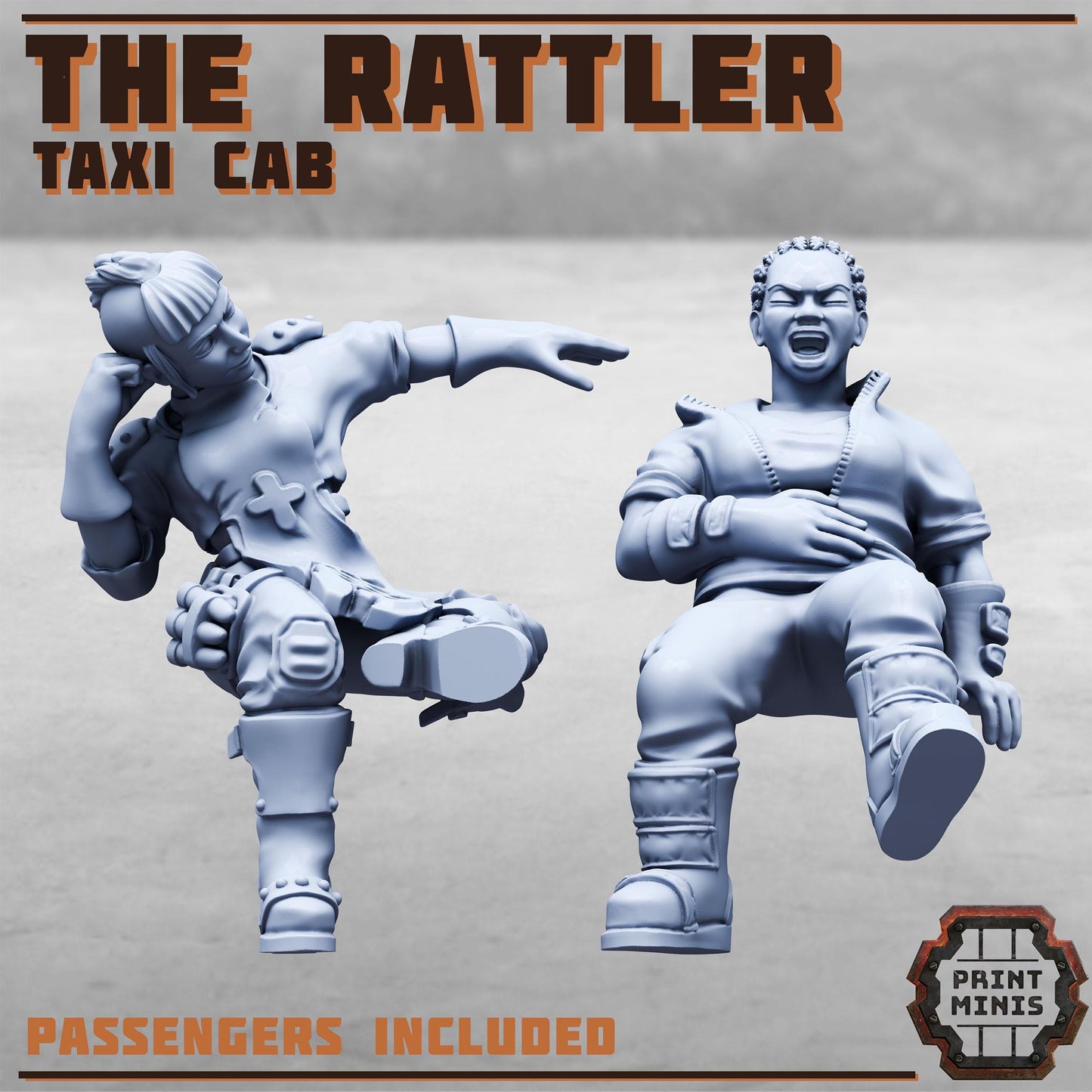 The Rattler - Grimdark Taxi Cab - Sci-Fi Grimdark Vehicles