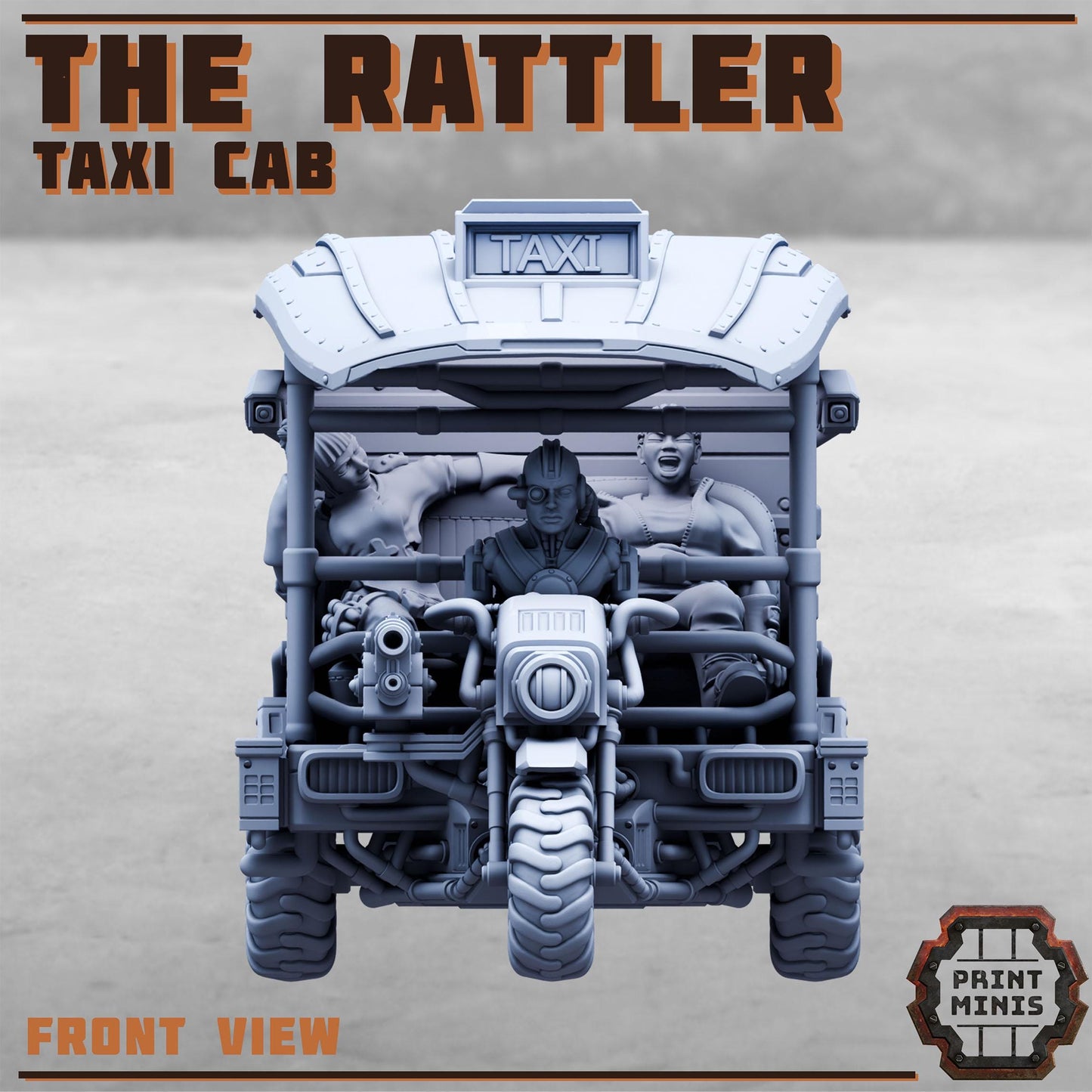 The Rattler - Grimdark Taxi Cab - Sci-Fi Grimdark Vehicles