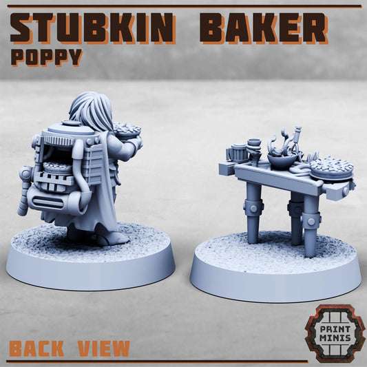 Poppy - Stubkin Baker - Sci-Fi Grimdark Mercenaries