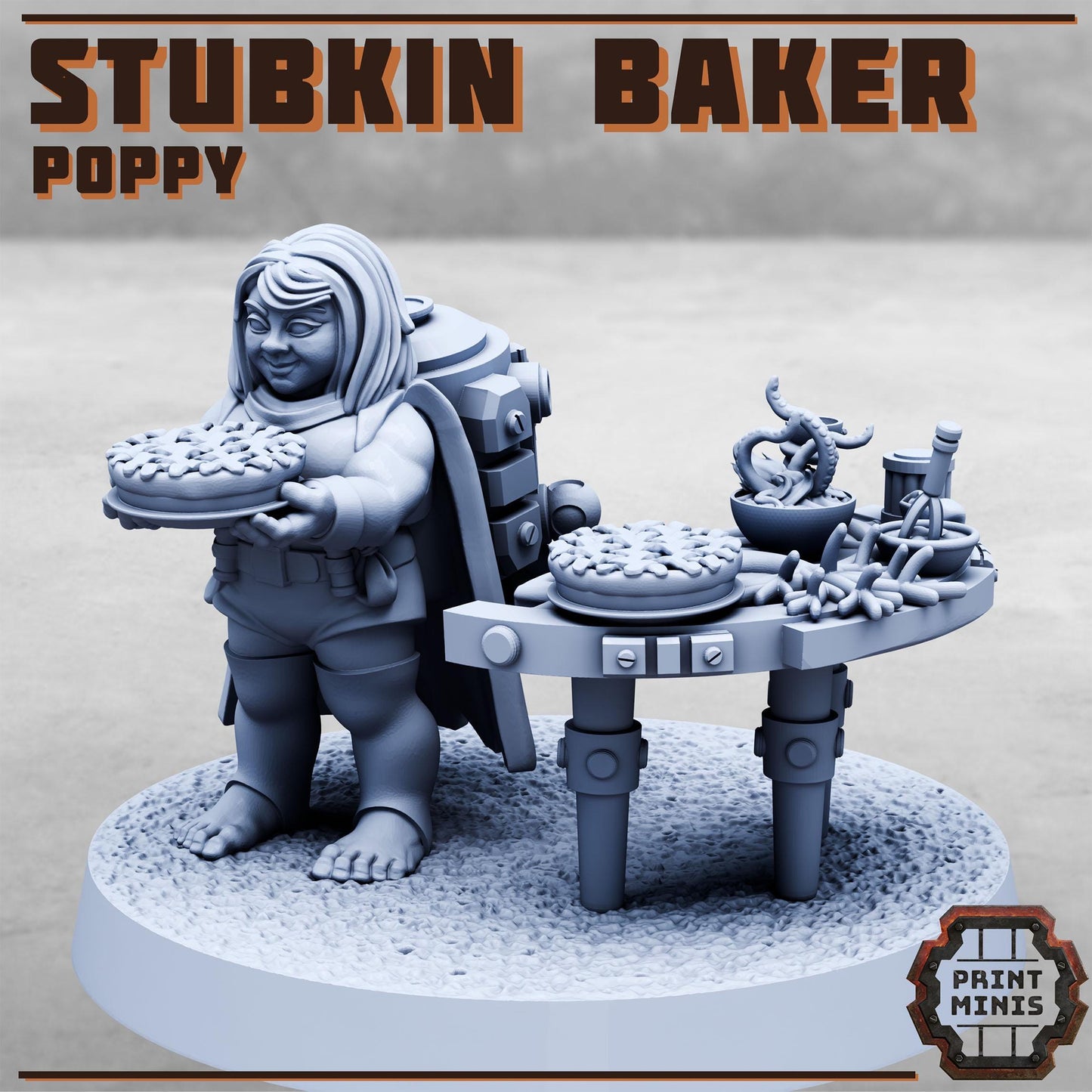 Poppy - Stubkin Baker - Sci-Fi Grimdark Mercenaries