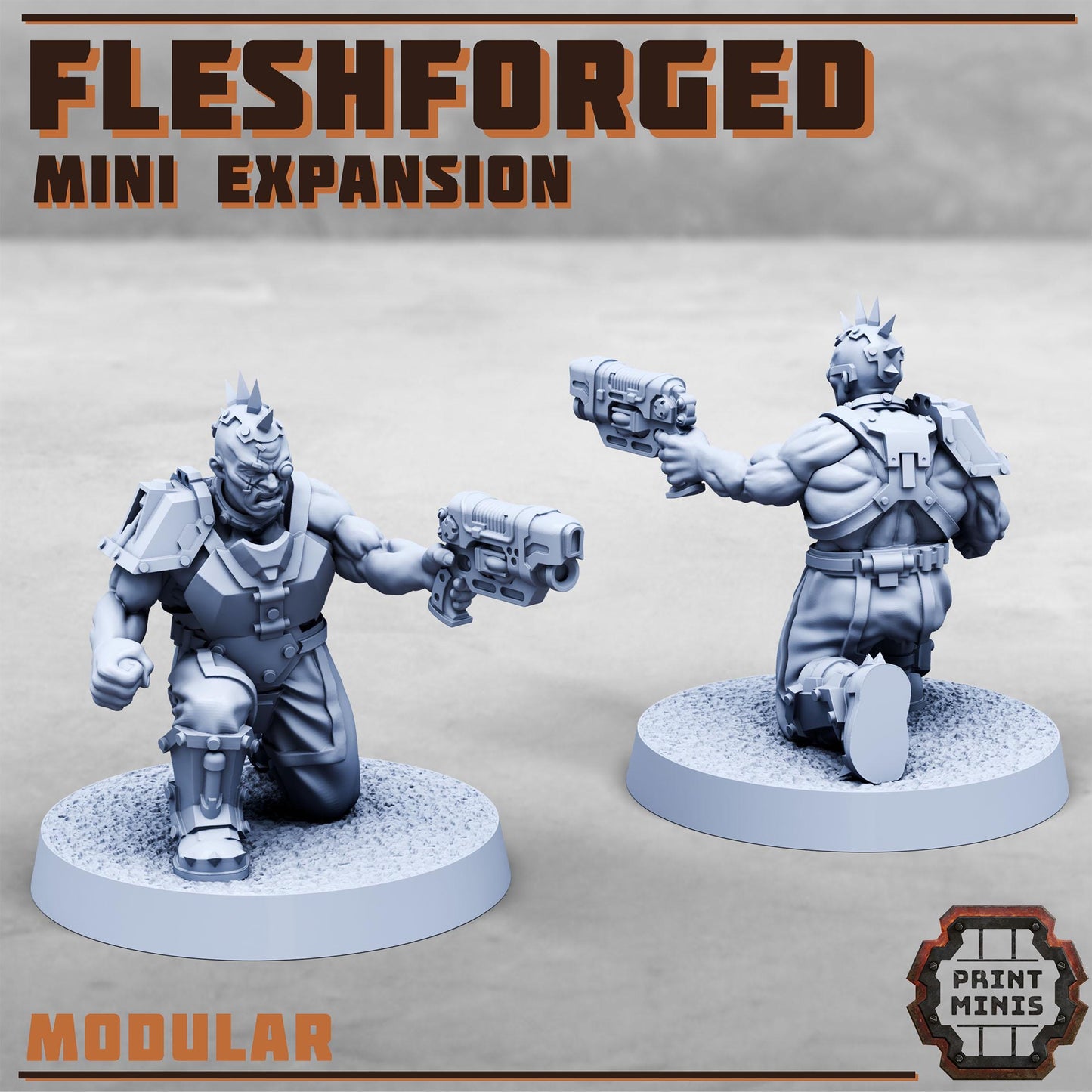 Fleshforged Gang 2 - a Muscular Gang - Sci-Fi Grimdark Mercenaries