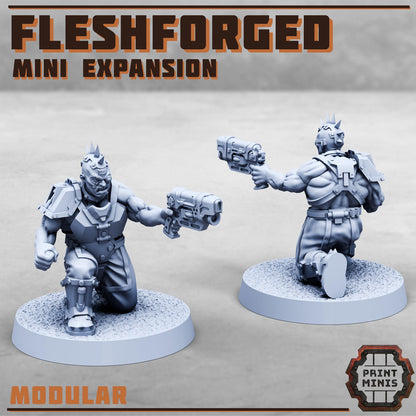 Fleshforged Gang 2 - a Muscular Gang - Sci-Fi Grimdark Mercenaries