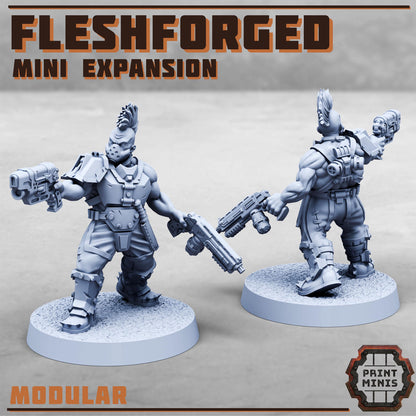 Fleshforged Gang 2 - a Muscular Gang - Sci-Fi Grimdark Mercenaries