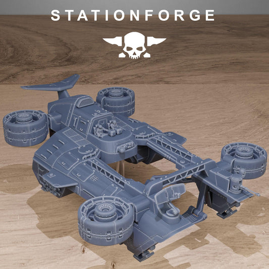 FreeGuard Skycrane, Modular Sci-Fi Guardsmen Tank Transport by STATIONFORGE, Sci-fi Wargames Proxy