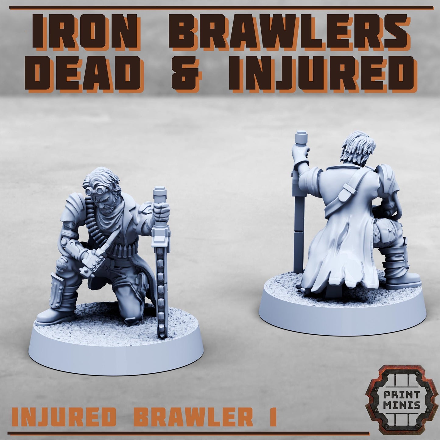 Iron Brawlers Gang – Sci-Fi Grimdark Miniatures