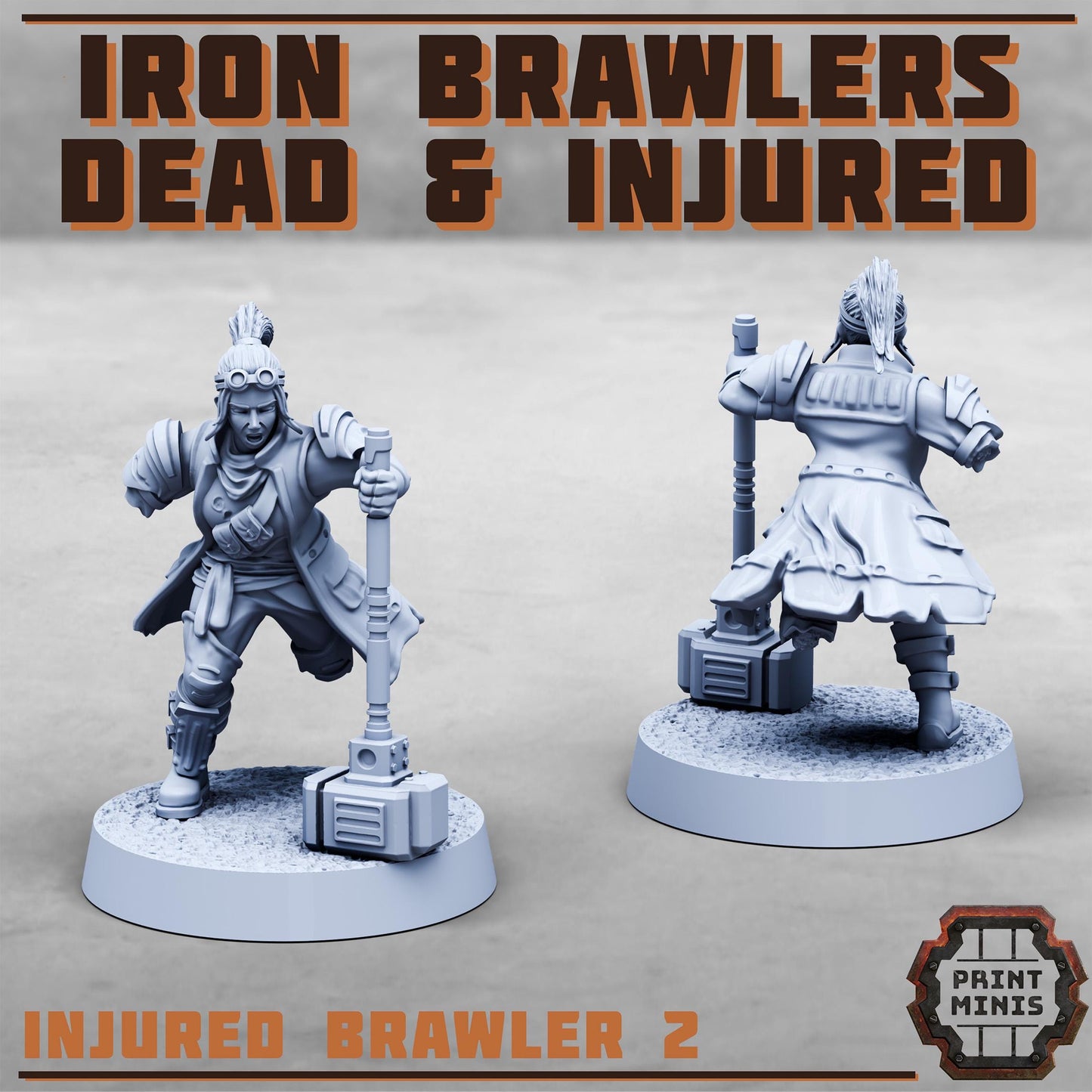 Iron Brawlers Gang – Sci-Fi Grimdark Miniatures