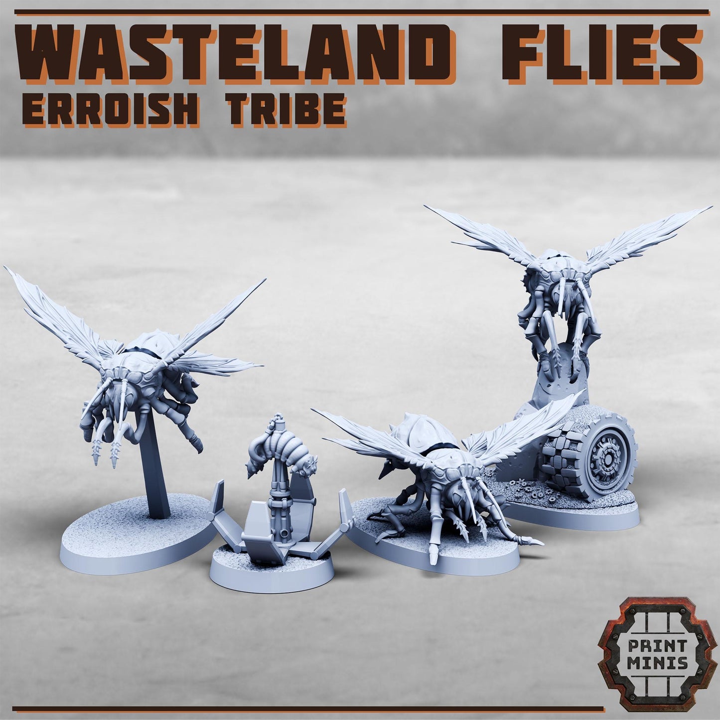 Wasteland Flies - Erroish Tribe - Gang Expansion - Sci-Fi Grimdark Mercenaries