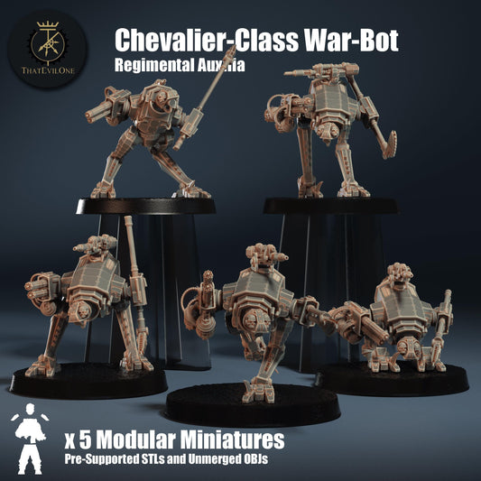 Chevalier-Class War-Bot, Imperial Guard, modular Sci-Fi warriors by ThatEvilOne