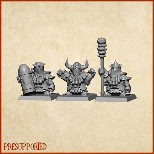 Infernal Dwarf Mortar Gun, Fantasy Skirmish Miniatures by MoM Miniatures, perfect for Fantasy Wargames and RPGs