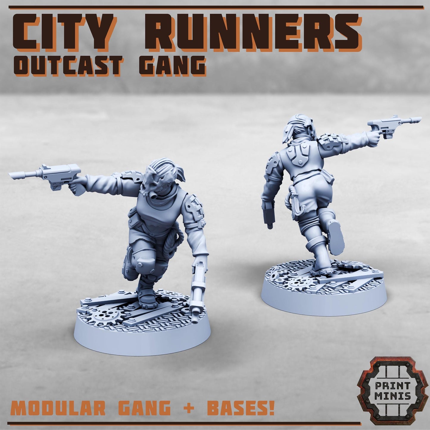 City Runner Gang - Outcast Gangers - Sci-Fi Grimdark Mercenaries