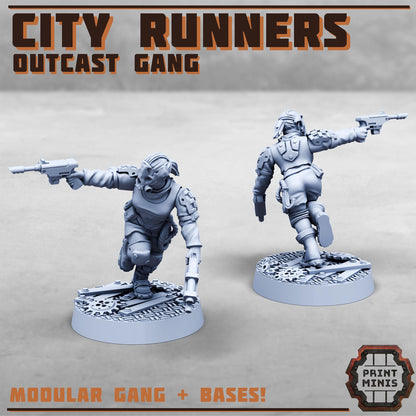 City Runner Gang - Outcast Gangers - Sci-Fi Grimdark Mercenaries