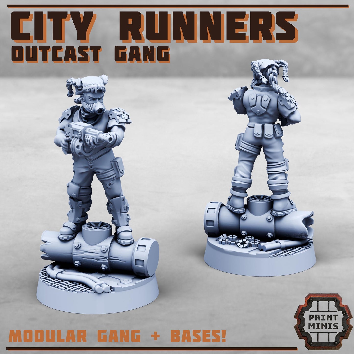 City Runner Gang - Outcast Gangers - Sci-Fi Grimdark Mercenaries