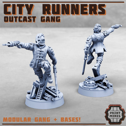 City Runner Gang - Outcast Gangers - Sci-Fi Grimdark Mercenaries