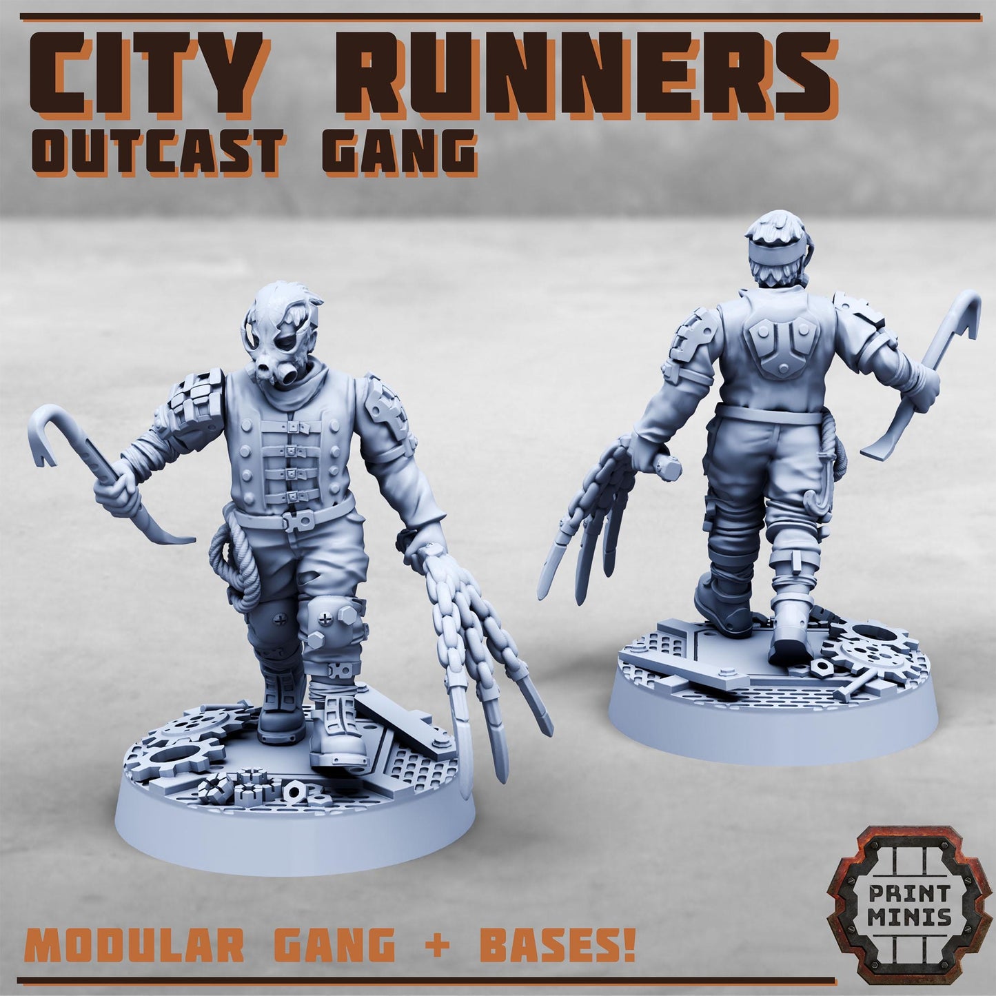 City Runner Gang - Outcast Gangers - Sci-Fi Grimdark Mercenaries