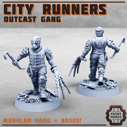 City Runner Gang - Outcast Gangers - Sci-Fi Grimdark Mercenaries