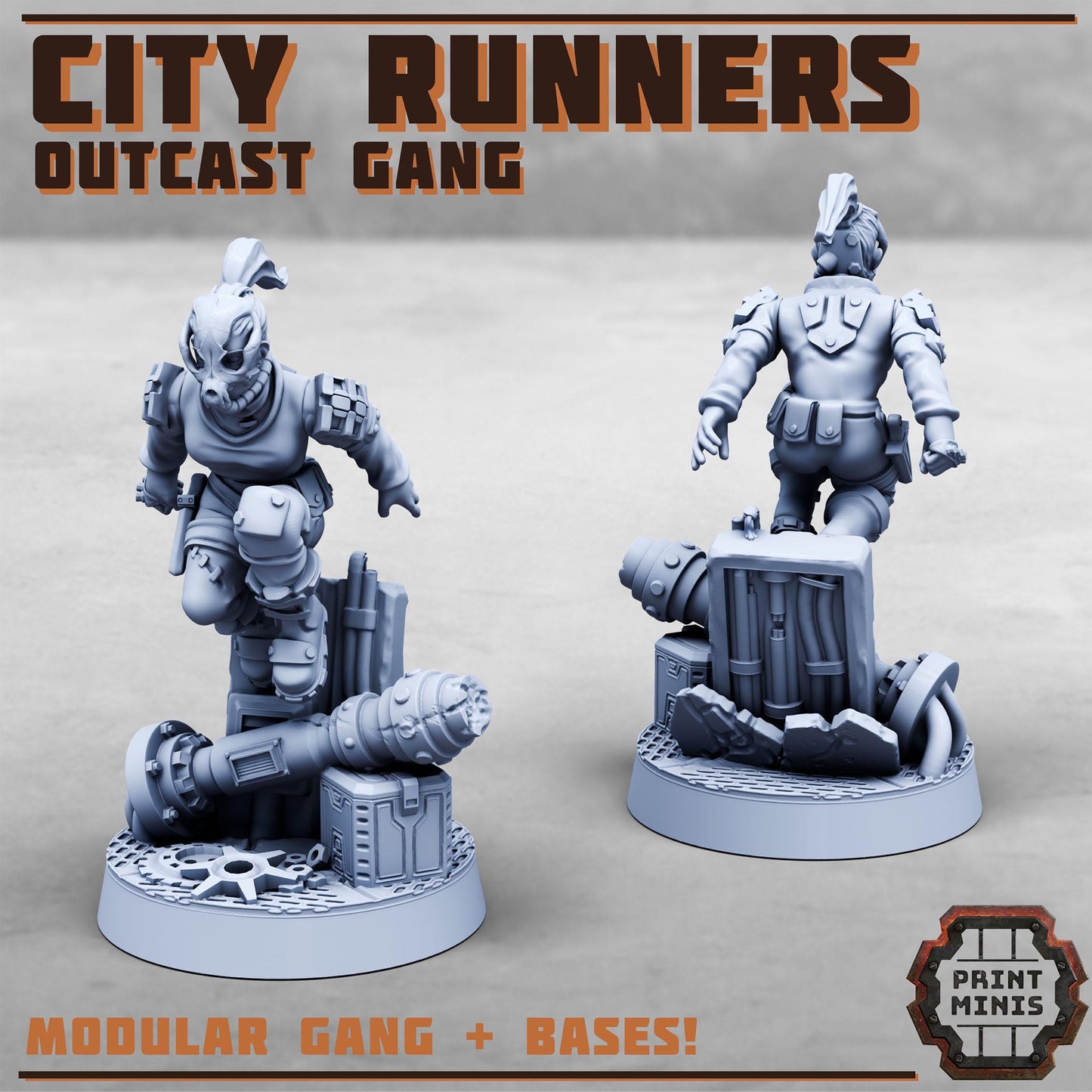 City Runner Gang - Outcast Gangers - Sci-Fi Grimdark Mercenaries