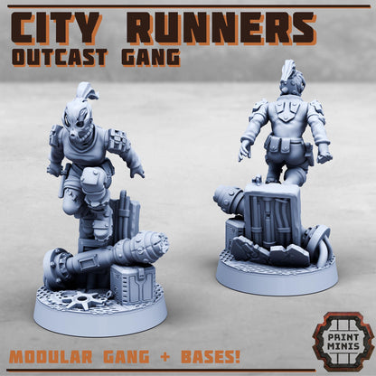 City Runner Gang - Outcast Gangers - Sci-Fi Grimdark Mercenaries