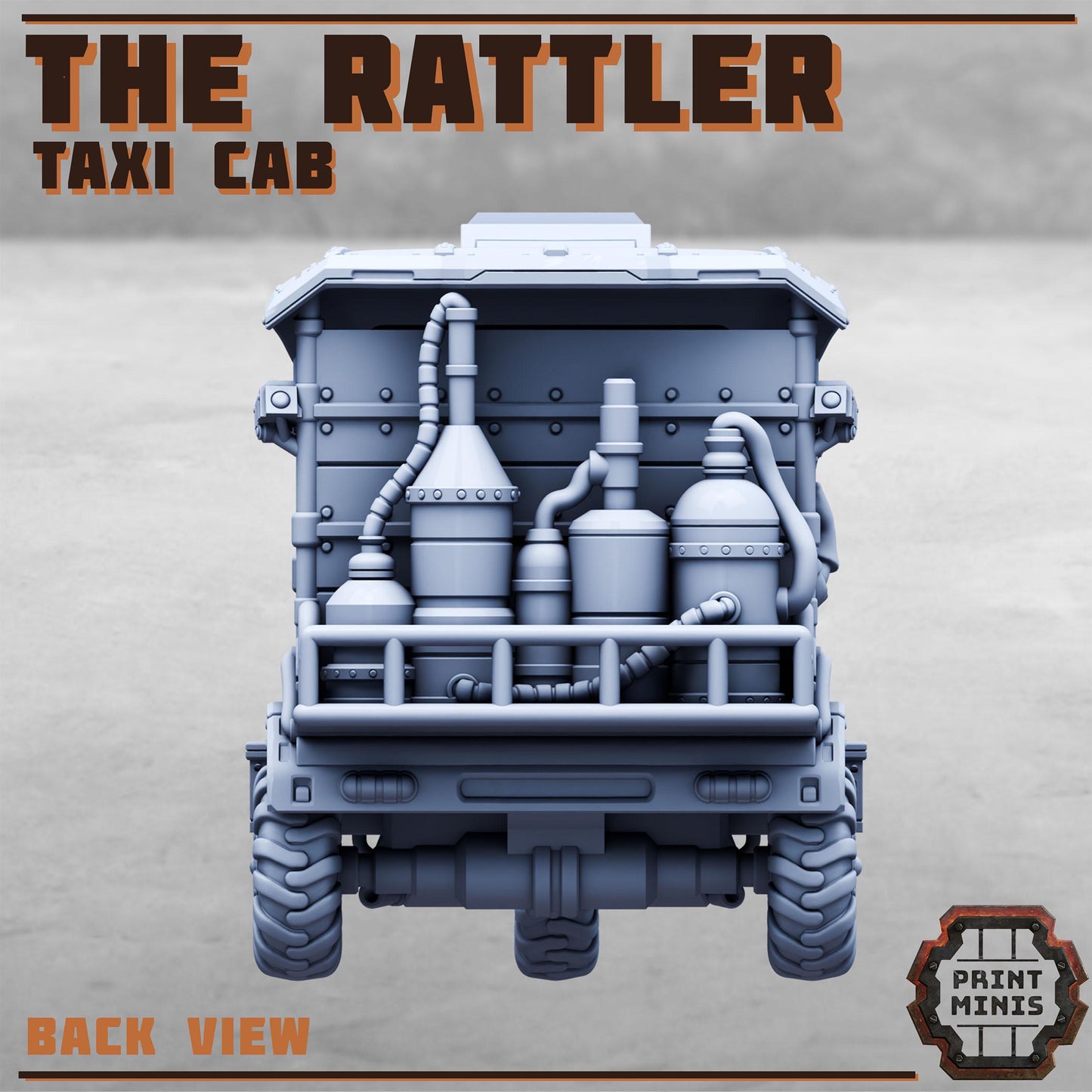 The Rattler - Grimdark Taxi Cab - Sci-Fi Grimdark Vehicles
