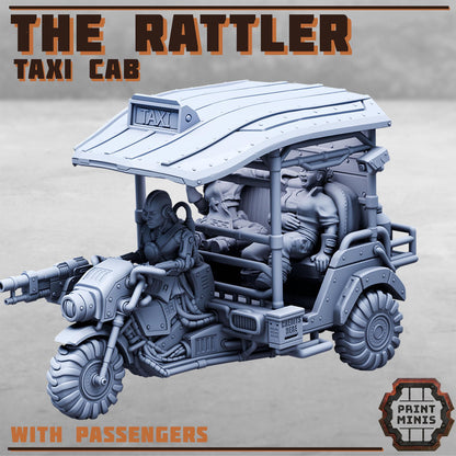 The Rattler - Grimdark Taxi Cab - Sci-Fi Grimdark Vehicles