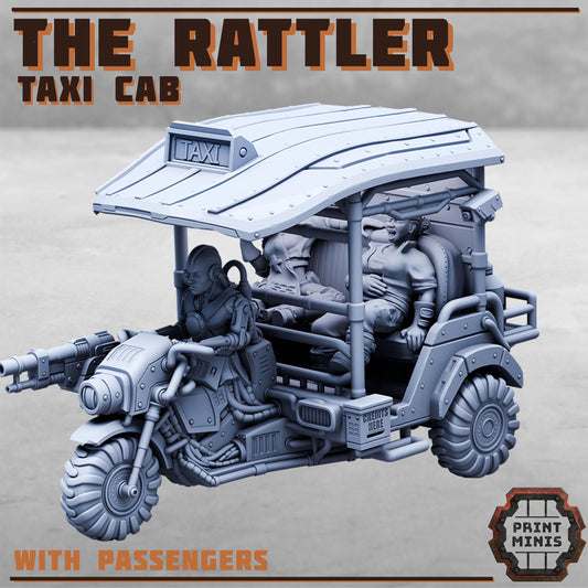 The Rattler - Grimdark Taxi Cab - Sci-Fi Grimdark Vehicles