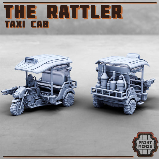 The Rattler - Grimdark Taxi Cab - Sci-Fi Grimdark Vehicles