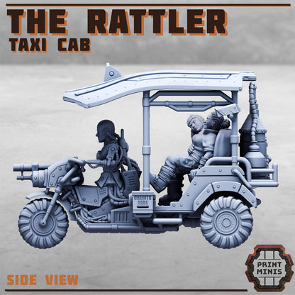 The Rattler - Grimdark Taxi Cab - Sci-Fi Grimdark Vehicles