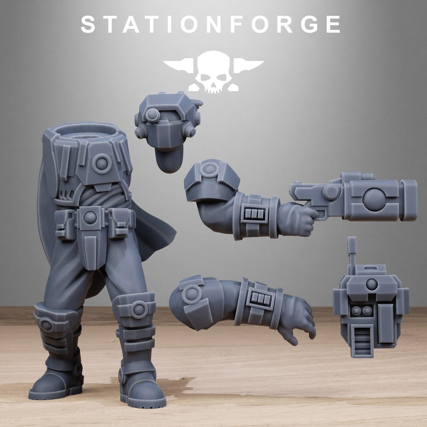 Tarion Pistoleers, Communitarian Alien Infantry, Sci-Fi Wargames Miniatures by STATIONFORGE